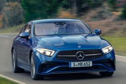 2022 Mercedes-Benz CLS Front in Atlas Blue